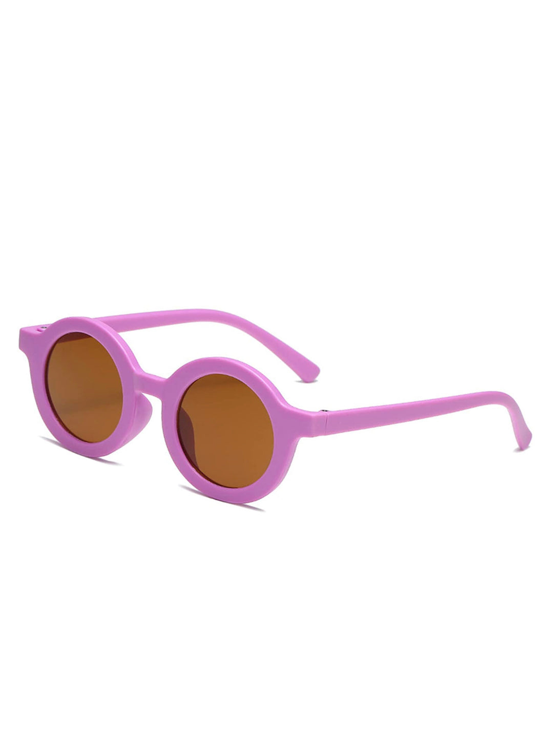 Lavender Round Frame Sunglasses