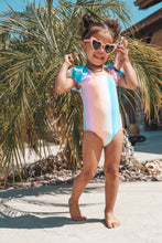 Load image into Gallery viewer, Rainbow one piece bathing suit
